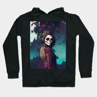 Gothic Reverie: Unleashing the Intrigue of Skulls in Alternative Design Hoodie